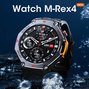 Smartwatch M-REX4 – Αδιάβροχο 5ATM, Οθόνη TFT, Παρακολούθηση Καρδιακού Ρυθμού, SpO2 και Παρακολούθηση Ύπνου