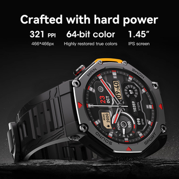 Smartwatch M-REX4 – Αδιάβροχο 5ATM, Οθόνη TFT, Παρακολούθηση Καρδιακού Ρυθμού, SpO2 και Παρακολούθηση Ύπνου
