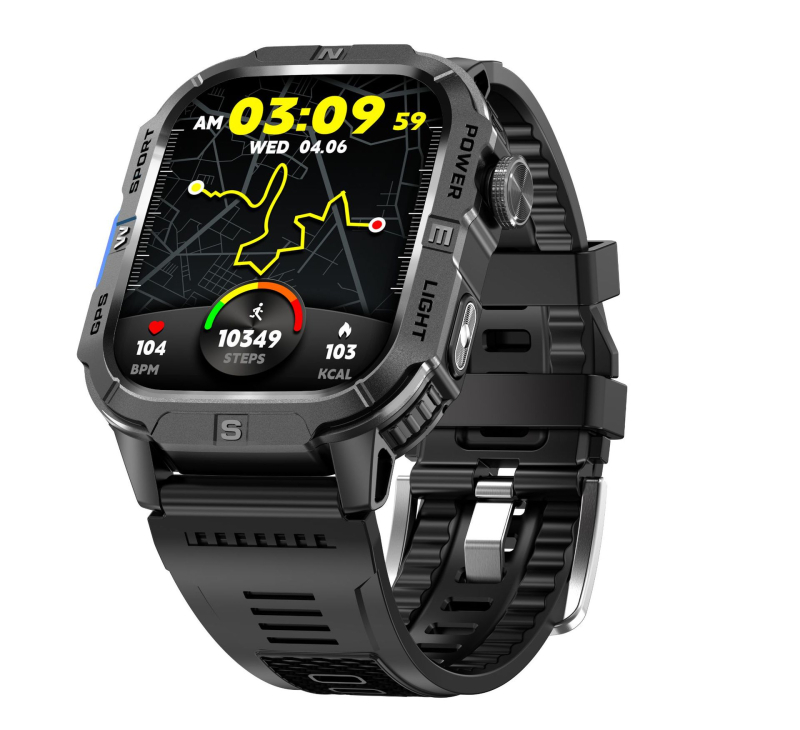 Pametni sat s GPS/Beidou pozicioniranjem, Bluetooth pozivi, vodootporan za svakodnevnu upotrebu, praćenje otkucaja srca i detekcija zasićenosti kisikom u krvi