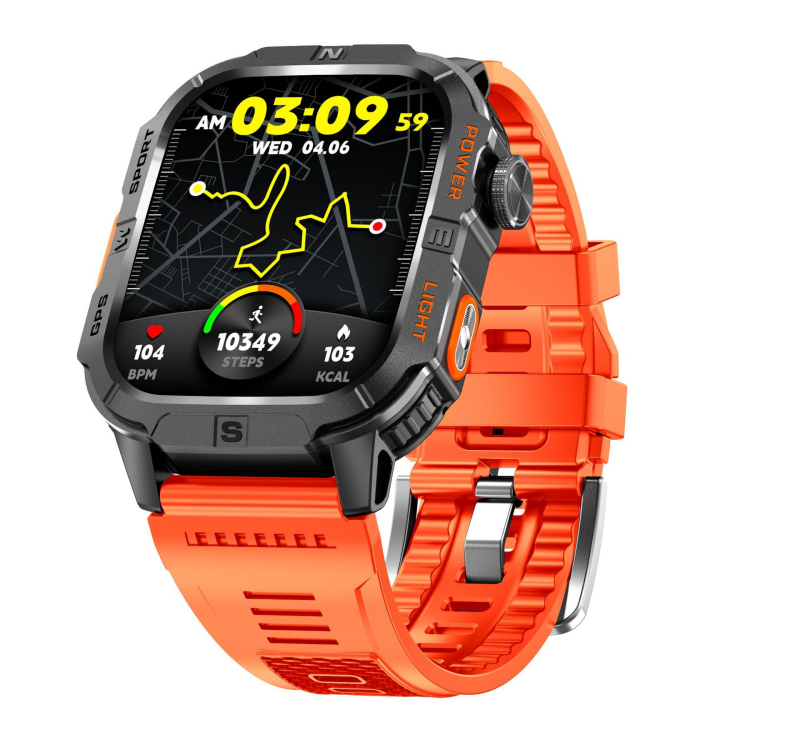 Pametni sat s GPS/Beidou pozicioniranjem, Bluetooth pozivi, vodootporan za svakodnevnu upotrebu, praćenje otkucaja srca i detekcija zasićenosti kisikom u krvi
