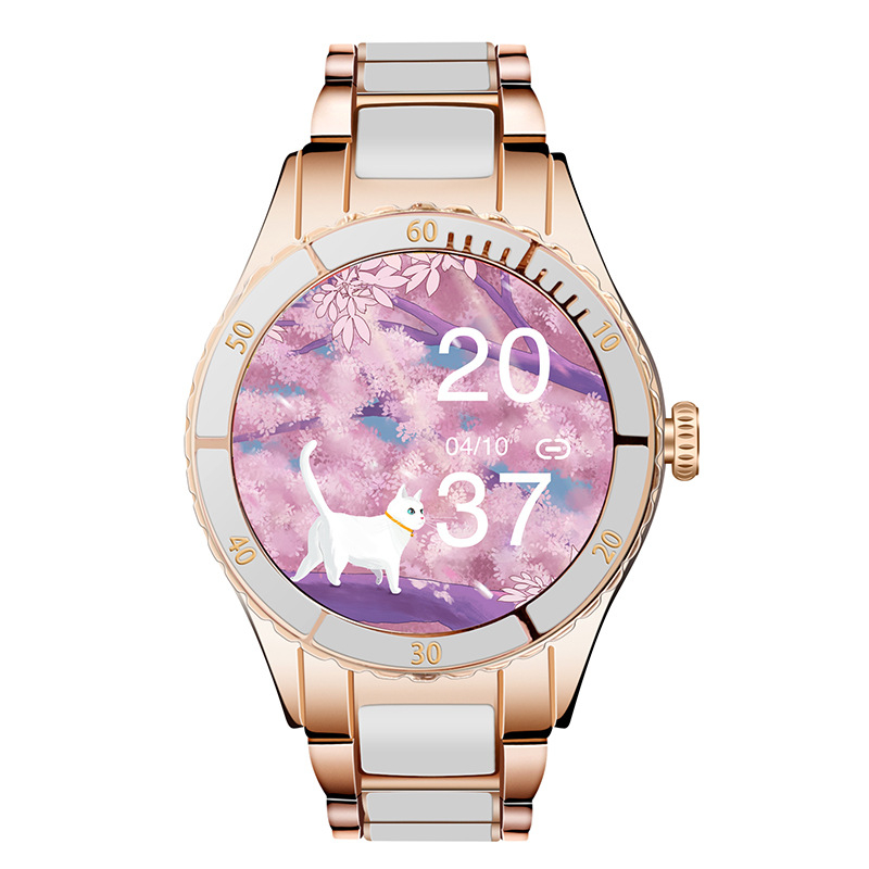 Z73 dámske smart hodinky s Bluetooth volaním, meraním srdcového tepu a hladiny kyslíka, sledovanie spánku a počtu krokov