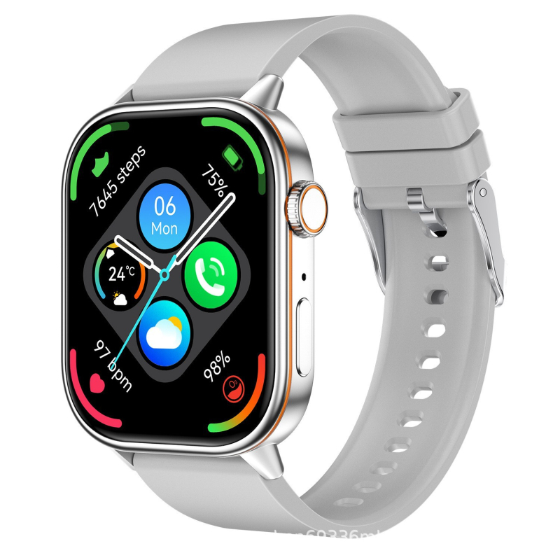 QX17 Smartwatch s Bluetooth volaním, GPS, monitorovanie zdravia, srdcový tep, sledovanie spánku a SpO2, viacjazyčná podpora