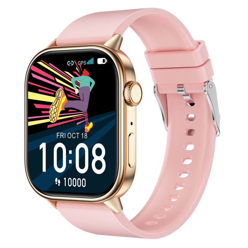 QX17 Smartwatch s Bluetooth volaním, GPS, monitorovanie zdravia, srdcový tep, sledovanie spánku a SpO2, viacjazyčná podpora