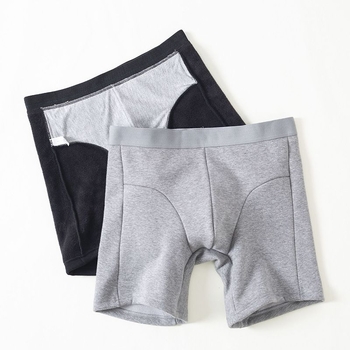 Meeste soojad puuvillased pikad aluspüksid, keskmise talje, antibakteriaalsed, sisemine puuvillane vooder