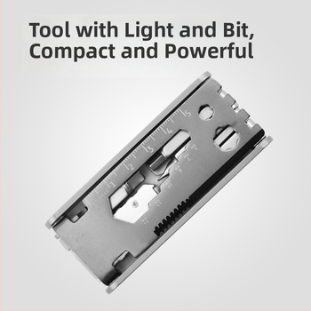 Viacúčelový bicyklový nástroj (Materiál: nerezová oceľ 420 + hliník; Sada: 1; Hmotnosť: 0,191 kg; Rozsah použitia: bicyklové nástroje)