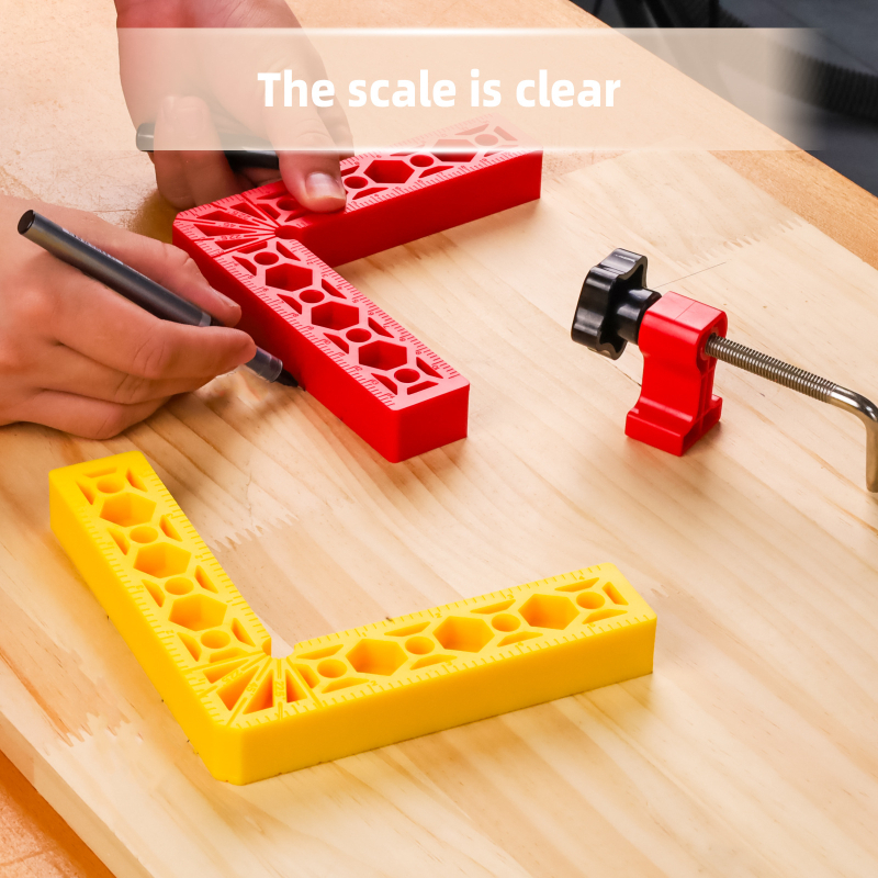 Fonsen klips za pričvršćivanje pravog kuta za drvene ploče – blok za pozicioniranje od 90°, alat za stolariju, ABS plastika