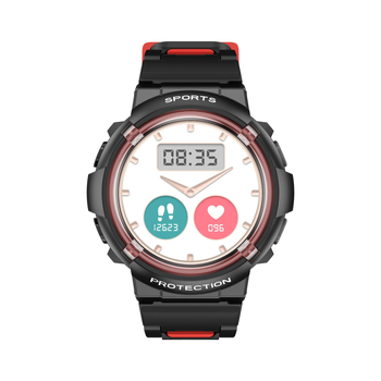 HT19 Ceas inteligent pentru copii cu ecran IPS rotund de 1,28, IP68 rezistent la apă, baterie 7–14 zile, monitorizare ritm cardiac și tensiune arterială, compatibil Android