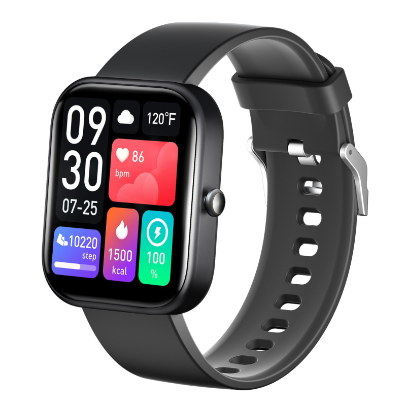 GTS5 Ceas inteligent cu monitorizare a sănătății, urmărire a somnului, apeluri Bluetooth, compatibil cu iOS, încărcare magnetică