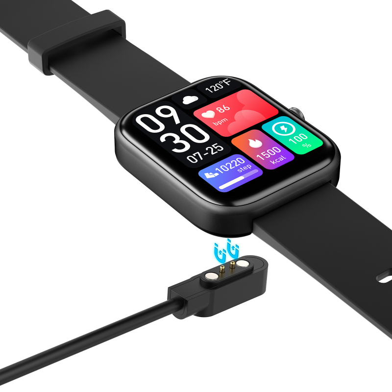 GTS5 Ceas inteligent cu monitorizare a sănătății, urmărire a somnului, apeluri Bluetooth, compatibil cu iOS, încărcare magnetică