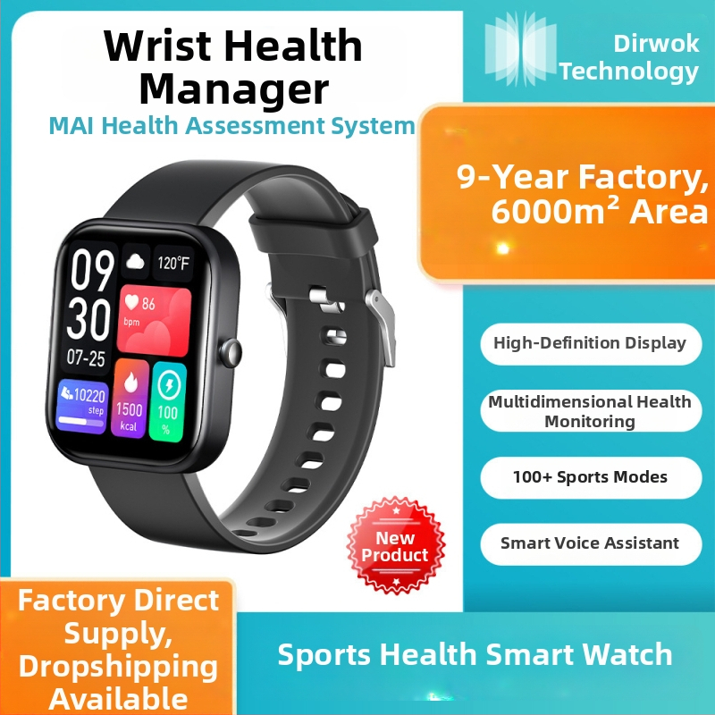 GTS5 Ceas inteligent cu monitorizare a sănătății, urmărire a somnului, apeluri Bluetooth, compatibil cu iOS, încărcare magnetică