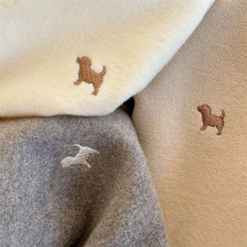 Детски пижамен комплект от велурено топло облекло - унисекс, две части, есенно-зимно, карикатурен принт, полиестер 85%