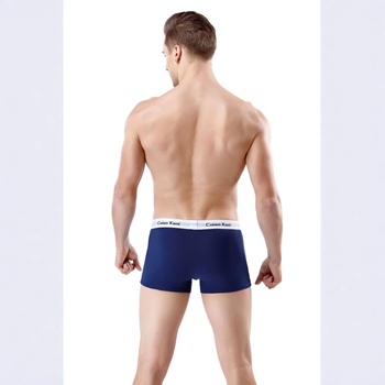 Boxeri bărbați din bumbac, respirabili, talie mijlocie, 95% bumbac