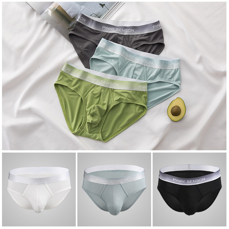 Muške gaćice briefs od Modala, 90–95% Modal, srednji pojas, pamukova podstava