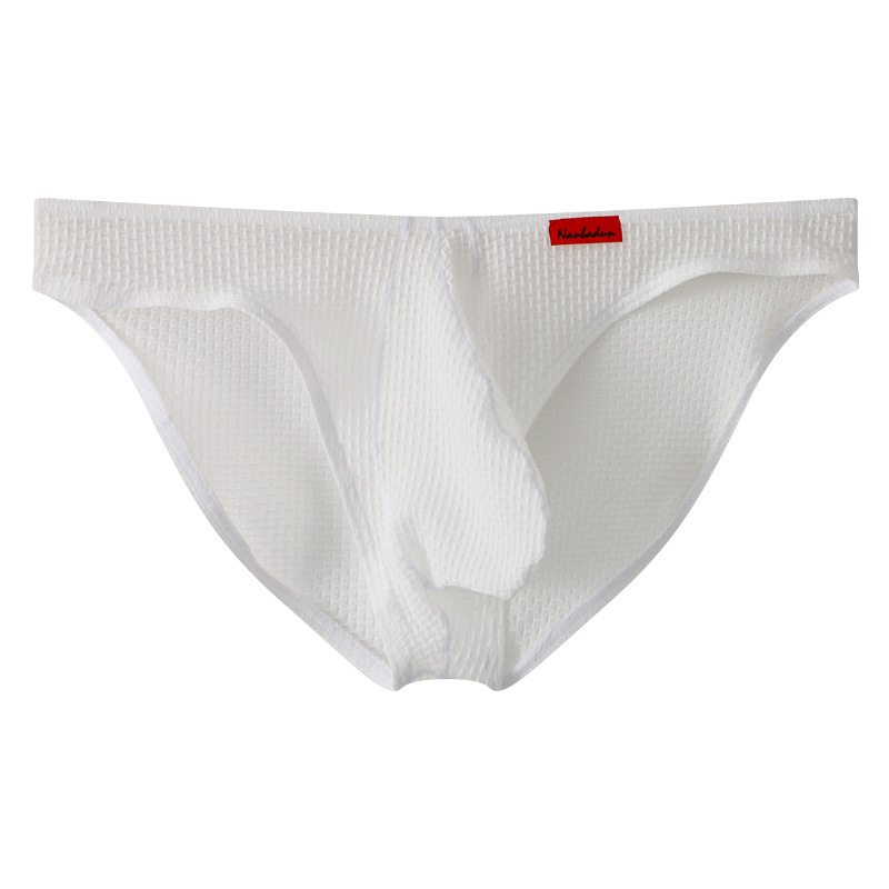 Muške gaćice od najlona s jacquard uzorkom, niski struk, karirani uzorak, 90–95% najlona, podstava od najlona
