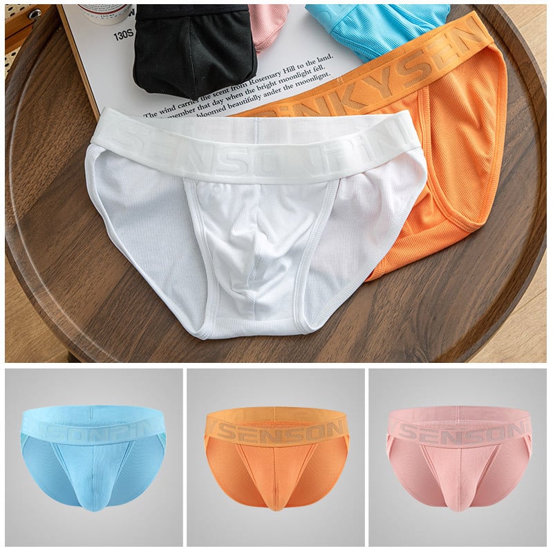 Boxeri bărbați din modal, tricot rib, talie medie, respirabili