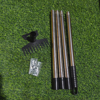 Lopată dublă pentru grădină, lopată pentru buruieni, răzuitor cu vârf, unealtă de grădină cu dublă funcționalitate pentru uz casnic