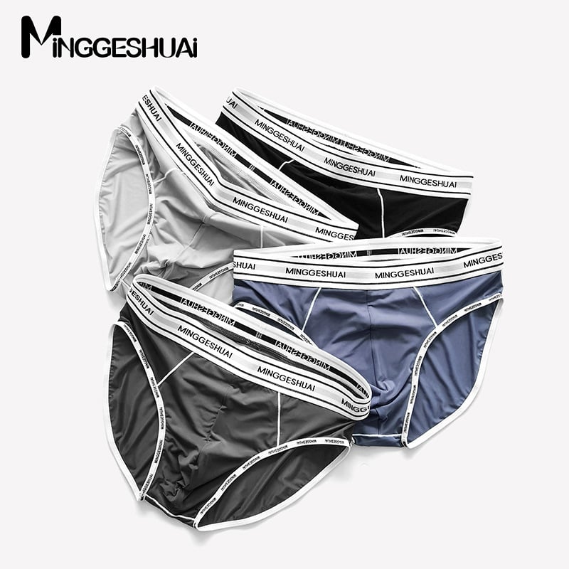 Muške briefs od Ice Silk, srednji pojas, brzo sušenje, prozračan, pleteni