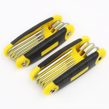 Xinton Hajtogatható Hex Kulcs Készlet – Belső Hatszögű Kulcsok, Króm-Vanádium Acél, Metrikus és Imperiális Méretek