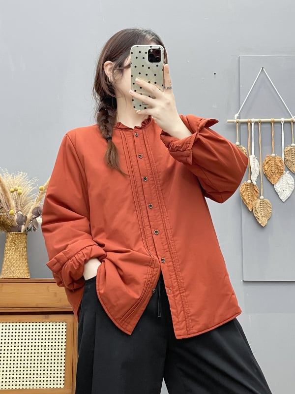 Ingjakab gombos lezárású, tömött, pamut, középmagas hosszú, 65–80 cm, ősz 2025