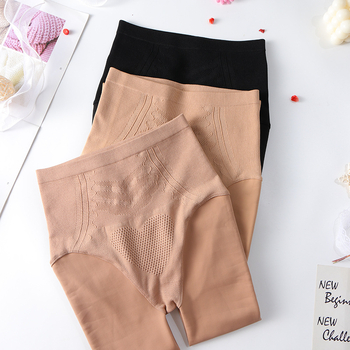 All-in-one čarape-nogavice s visokim podom, tople i debele, mješavina najlona i spandeksa 70–80% najlona, visoka elastičnost, duljina 9/10, jesen 2024 izdanje