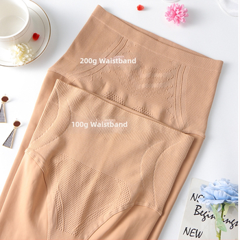 All-in-one čarape-nogavice s visokim podom, tople i debele, mješavina najlona i spandeksa 70–80% najlona, visoka elastičnost, duljina 9/10, jesen 2024 izdanje