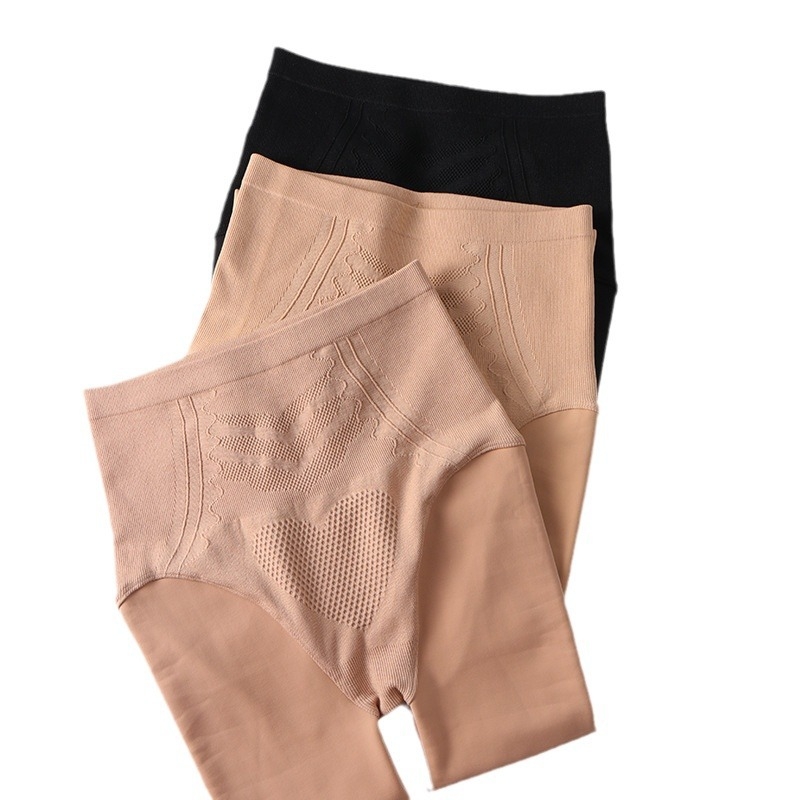 All-in-one čarape-nogavice s visokim podom, tople i debele, mješavina najlona i spandeksa 70–80% najlona, visoka elastičnost, duljina 9/10, jesen 2024 izdanje