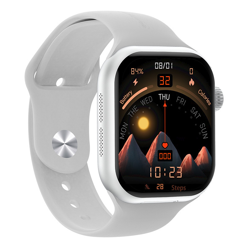 Ceas inteligent cu ecran AMOLED, cip W527 flagship, autonomie baterie sub 7 zile, rezistență la apă, monitorizare ritm cardiac și saturație a oxigenului din sânge