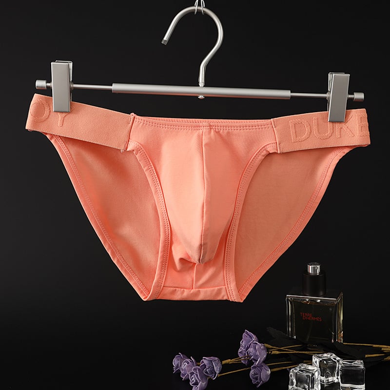 Slips pentru bărbați, talie joasă, buzunar bulge, tricot din bumbac, respirabile, uscare rapidă