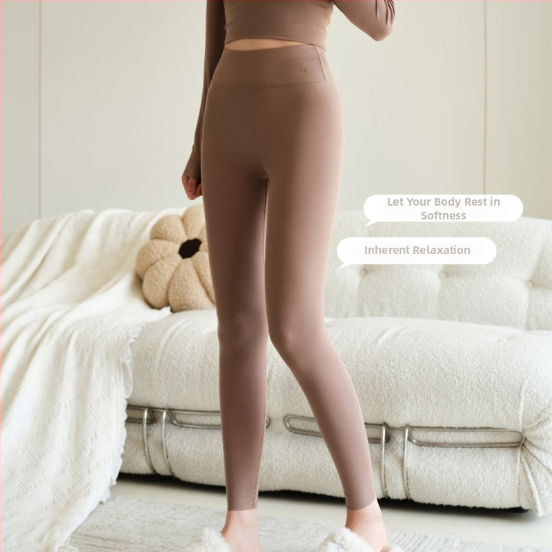 Moteriškos terminės kelnaitės su aukštu juosmeniu, modalinis audinys, 9/10 ilgio, vieno sluoksnio, vidutinio svorio 141–160 g/m²