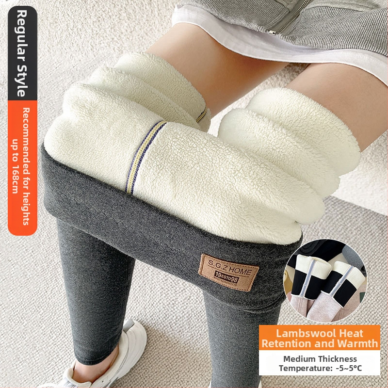 Naiste puuvillased leggingud fliisivoodriga, kõrge vöökoht kõhu kontrolliks, paksud talve-termo leggingud, koostis 95% puuvill ja kuni 30% spandex