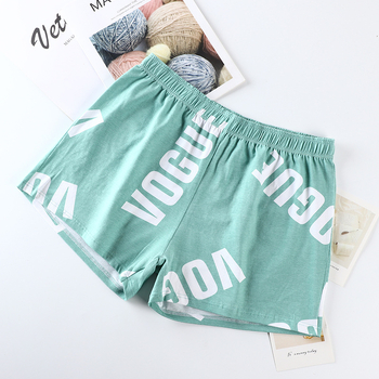 Boxeri bărbați din bumbac, respirabili, cu model graffiti, fără cusături, talie medie