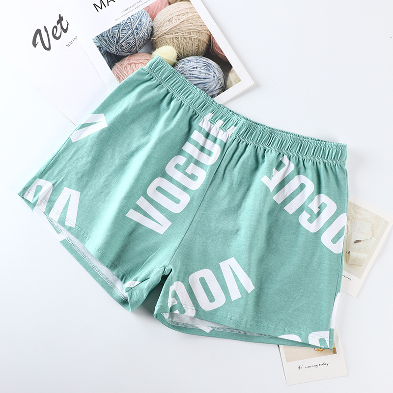 Boxeri bărbați din bumbac, respirabili, cu model graffiti, fără cusături, talie medie