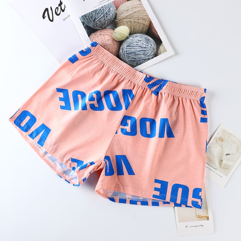 Boxeri bărbați din bumbac, respirabili, cu model graffiti, fără cusături, talie medie