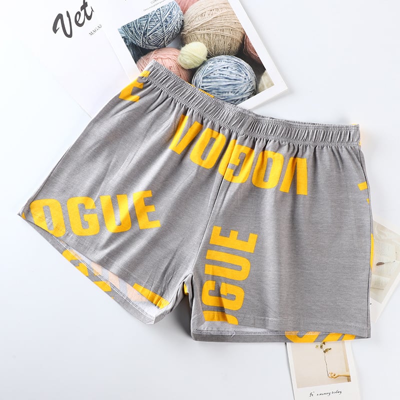 Boxeri bărbați din bumbac, respirabili, cu model graffiti, fără cusături, talie medie