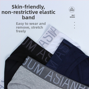 Slipuri bărbați talie joasă, respirabile din bumbac, 95% bumbac, țesătură tricot, căptușeală din bumbac