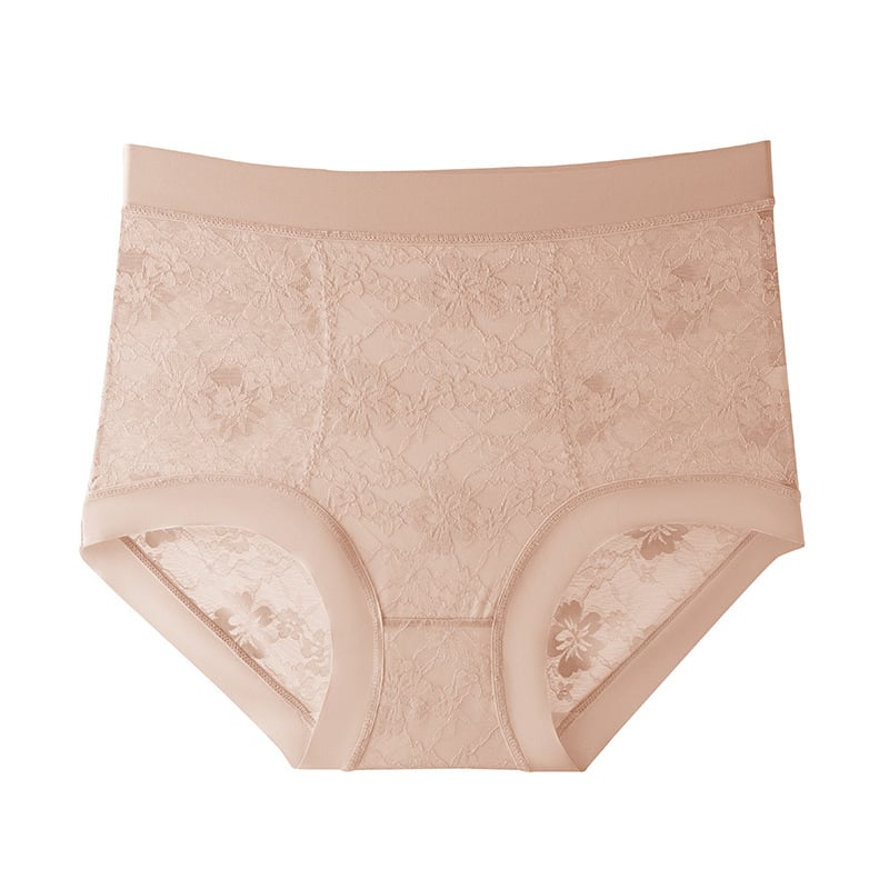 Chiloți femei talie înaltă din nailon, controlul abdomenului și ridicare fesieri, material tricotat, căptușeală din viscoză