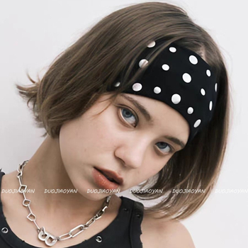 Ленти за глава и ластици за коса от So charming — плат, геометрична форма, възможност за персонализация