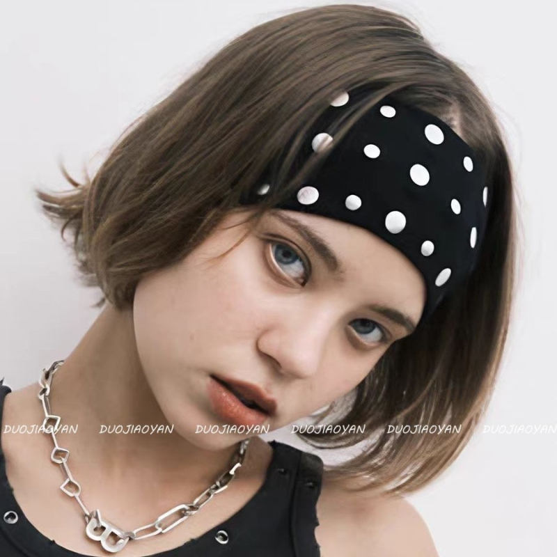 Ленти за глава и ластици за коса от So charming — плат, геометрична форма, възможност за персонализация