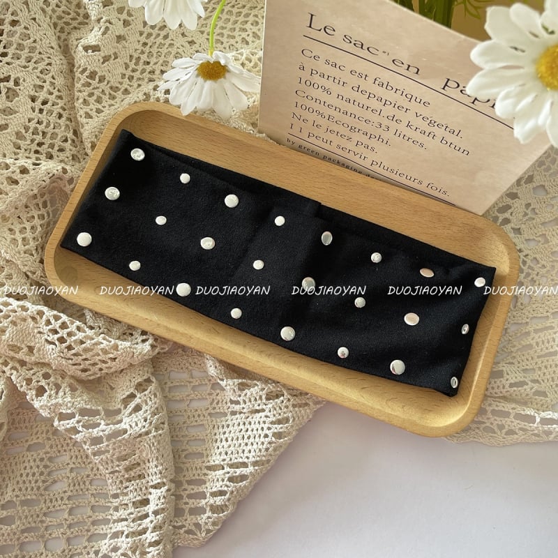 Ленти за глава и ластици за коса от So charming — плат, геометрична форма, възможност за персонализация