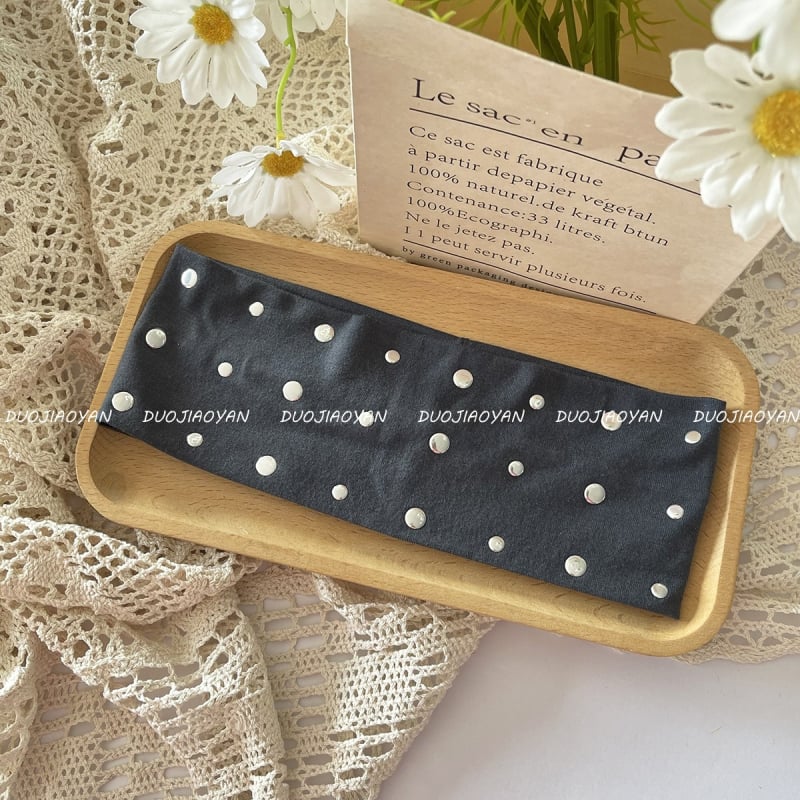 Ленти за глава и ластици за коса от So charming — плат, геометрична форма, възможност за персонализация