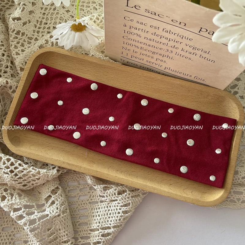 Ленти за глава и ластици за коса от So charming — плат, геометрична форма, възможност за персонализация