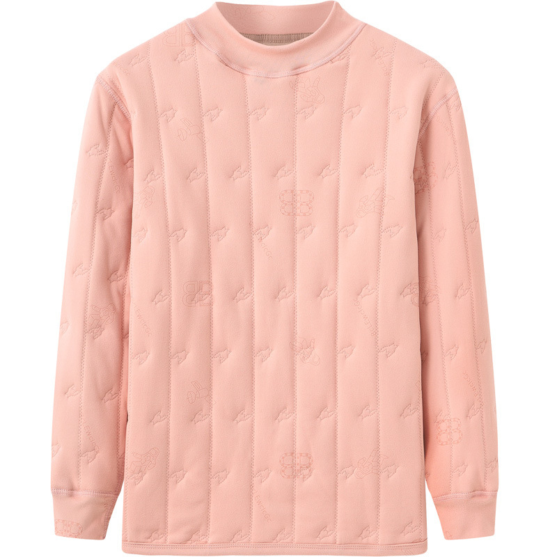 Set termic pentru copii, trei straturi, căptușeală din catifea, țesătură poliesterică 90–95%, pentru copii 7–12 ani, mâneci lungi, poate fi purtat ca îmbrăcăminte exterioară