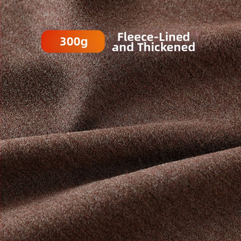 Pánske termálne spodné prádlo z vlny, dvojvrstvový, extra hrubý, podšívka z akrylu, udržiava teplo na jeseň a zimu