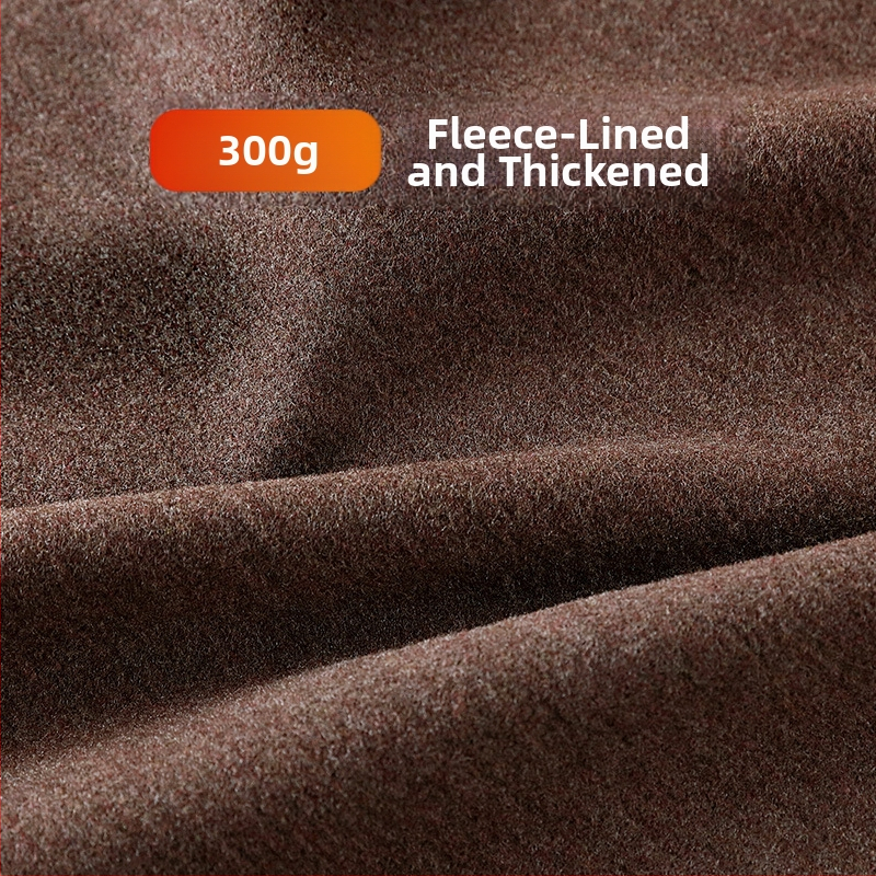 Pánske termálne spodné prádlo z vlny, dvojvrstvový, extra hrubý, podšívka z akrylu, udržiava teplo na jeseň a zimu