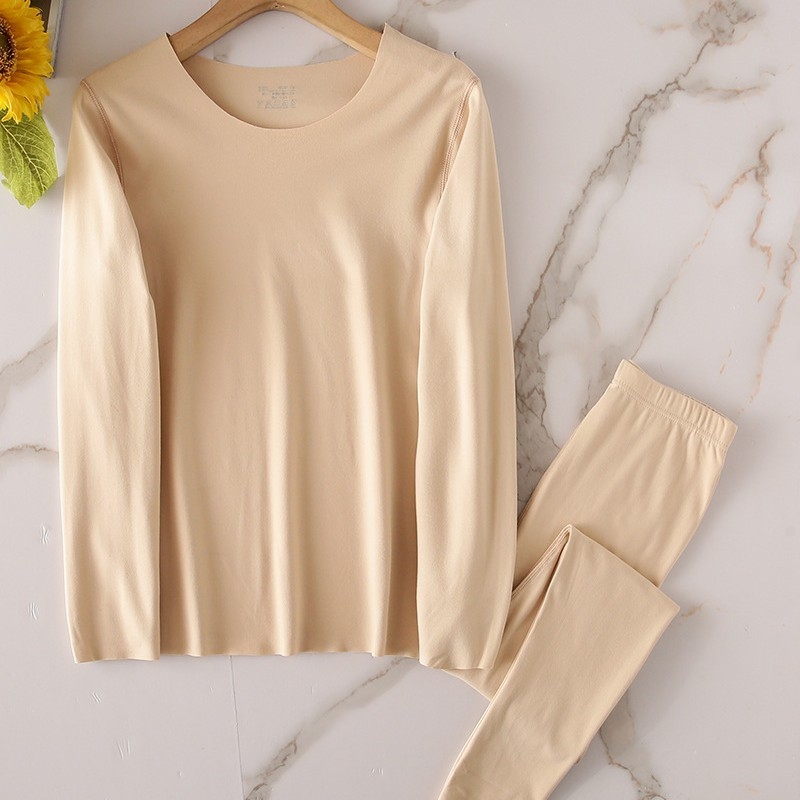 Unisex termalni set za muškarce i žene – topao, rastezljiv i upija vlagu; Derong vlakna, debeli 251–300 g/m², okrugli izrez, dugi rukavi, stil 0012, solidan uzorak