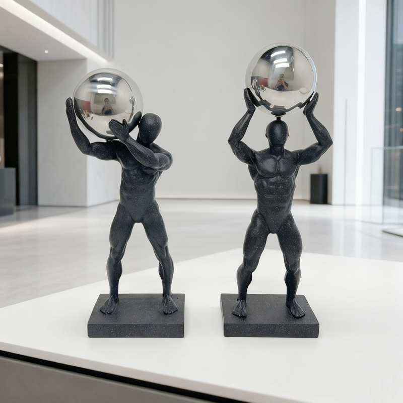 Housedeco – szintetikus gyantából készült, rajzfilmszerű gimnasztika figura