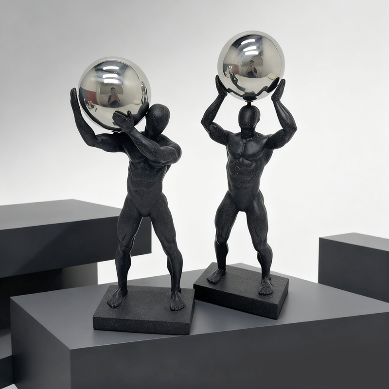 Housedeco – szintetikus gyantából készült, rajzfilmszerű gimnasztika figura