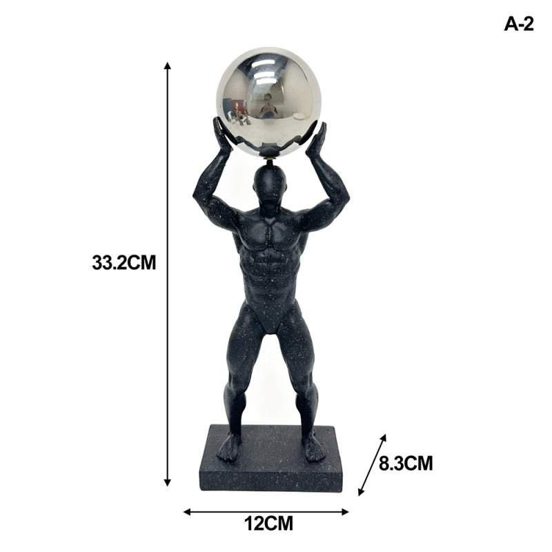 Housedeco – szintetikus gyantából készült, rajzfilmszerű gimnasztika figura