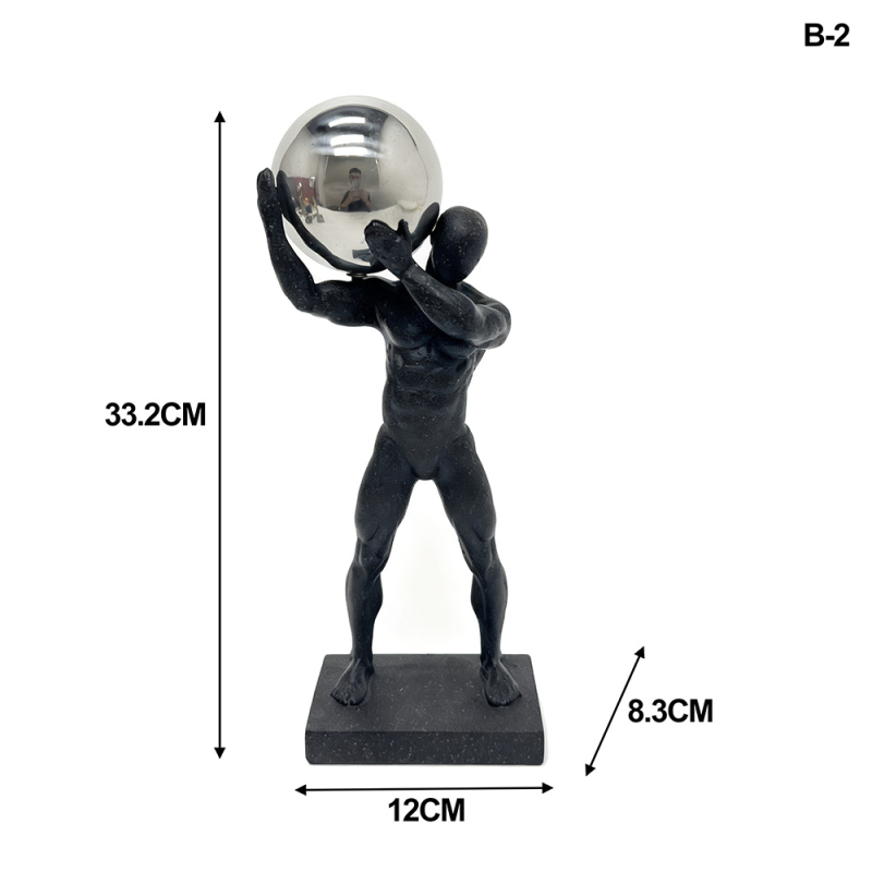 Housedeco – szintetikus gyantából készült, rajzfilmszerű gimnasztika figura