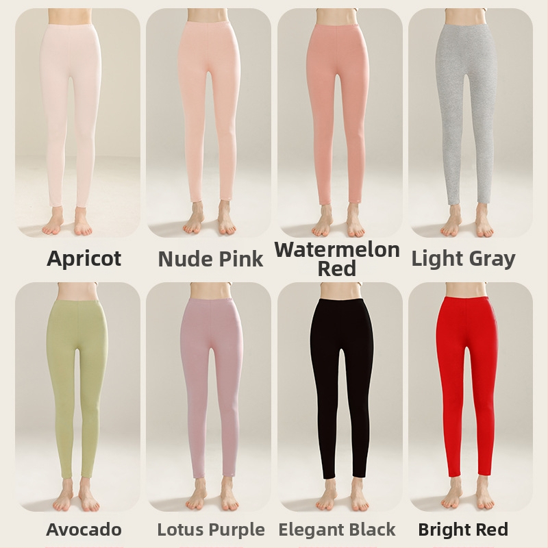 Jesenné nohavice pre ženy – 100% bavlna, antibakteriálne, proti roztočom, vysoký pás, úzky strih